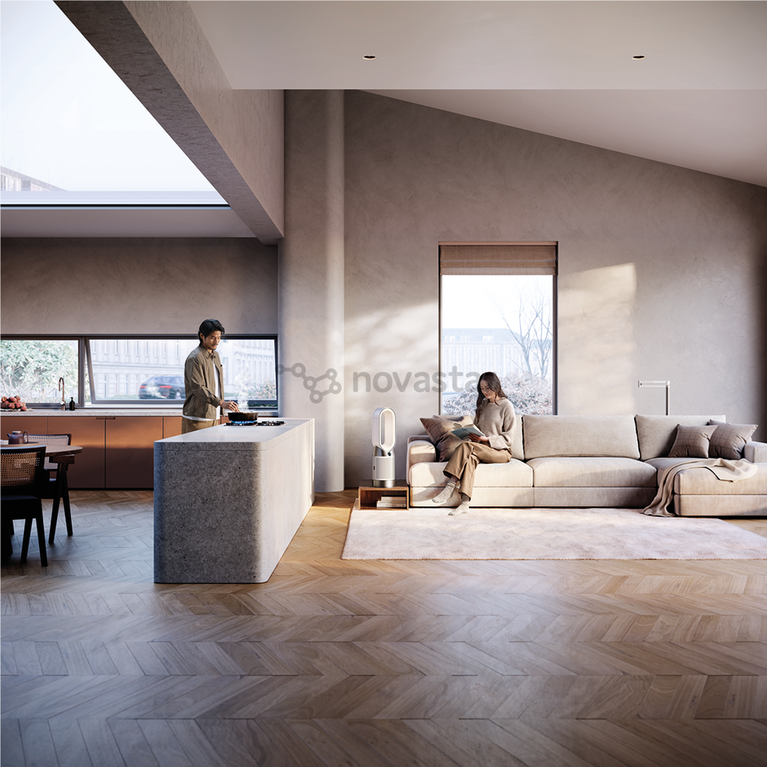 Dyson Purifier Hot+Cool HP1, baltas/sidabro spalvos - Oro valytuvas