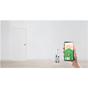 Dyson Purifier Hot+Cool HP1, baltas/sidabro spalvos - Oro valytuvas