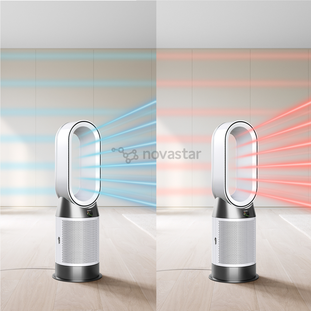 Dyson Purifier Hot+Cool HP1, baltas/sidabro spalvos - Oro valytuvas
