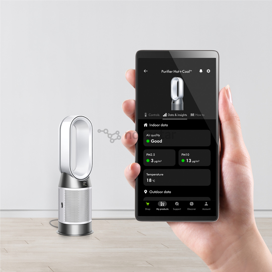 Dyson Purifier Hot+Cool HP1, white/silver - Air purifier