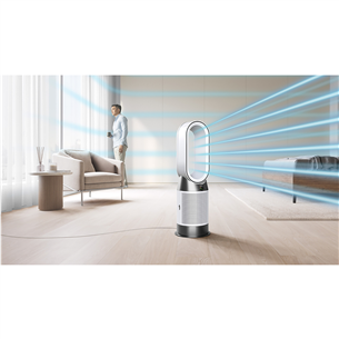 Dyson Purifier Hot+Cool HP1, baltas/sidabro spalvos - Oro valytuvas