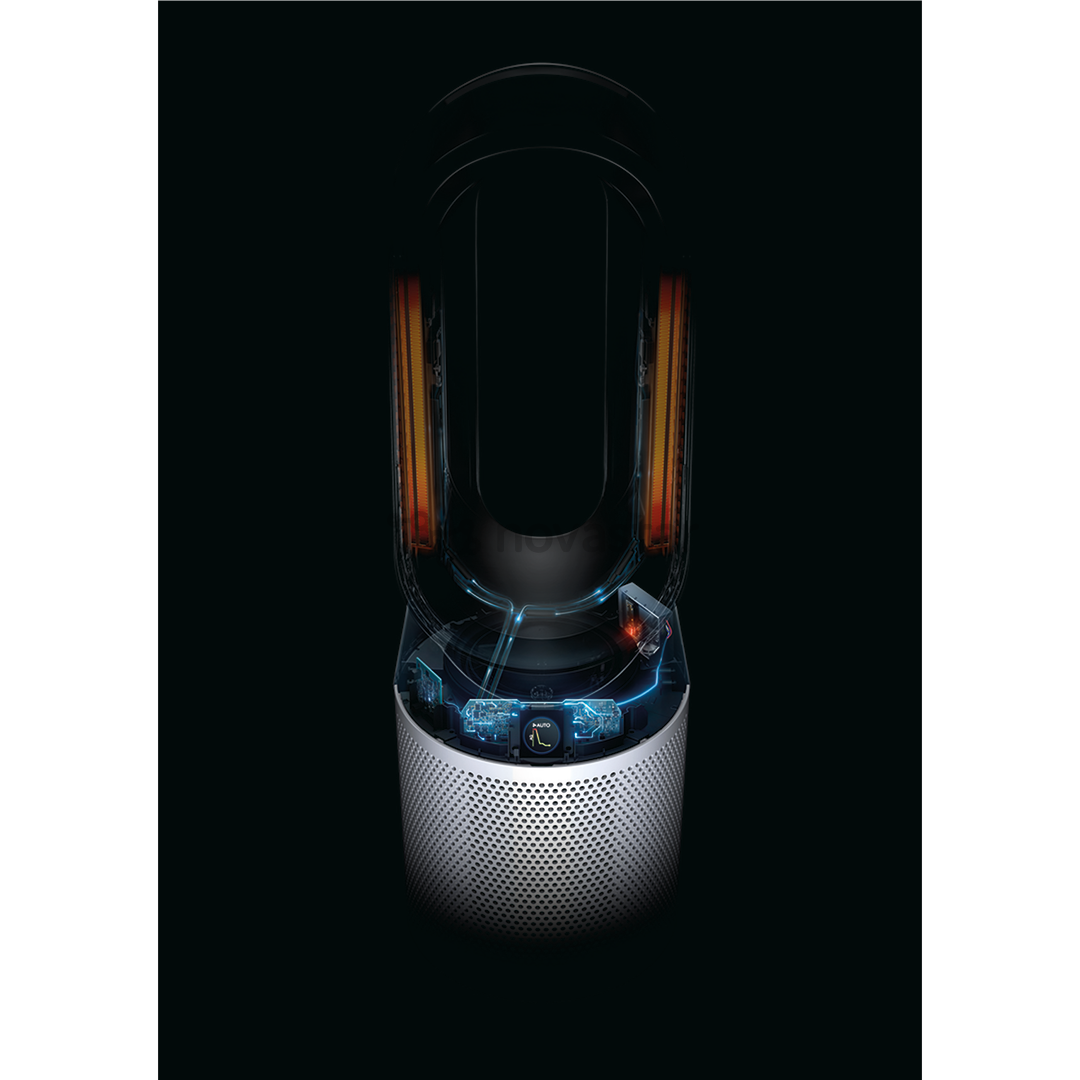 Dyson Purifier Hot+Cool HP1, baltas/sidabro spalvos - Oro valytuvas