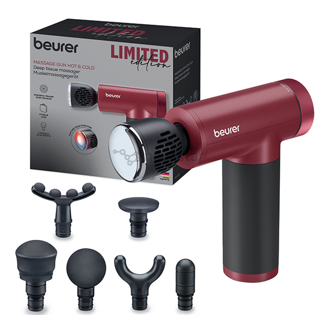 Beurer MG 195 Hot & Cold Limited Edition, black/red - Massage gun
