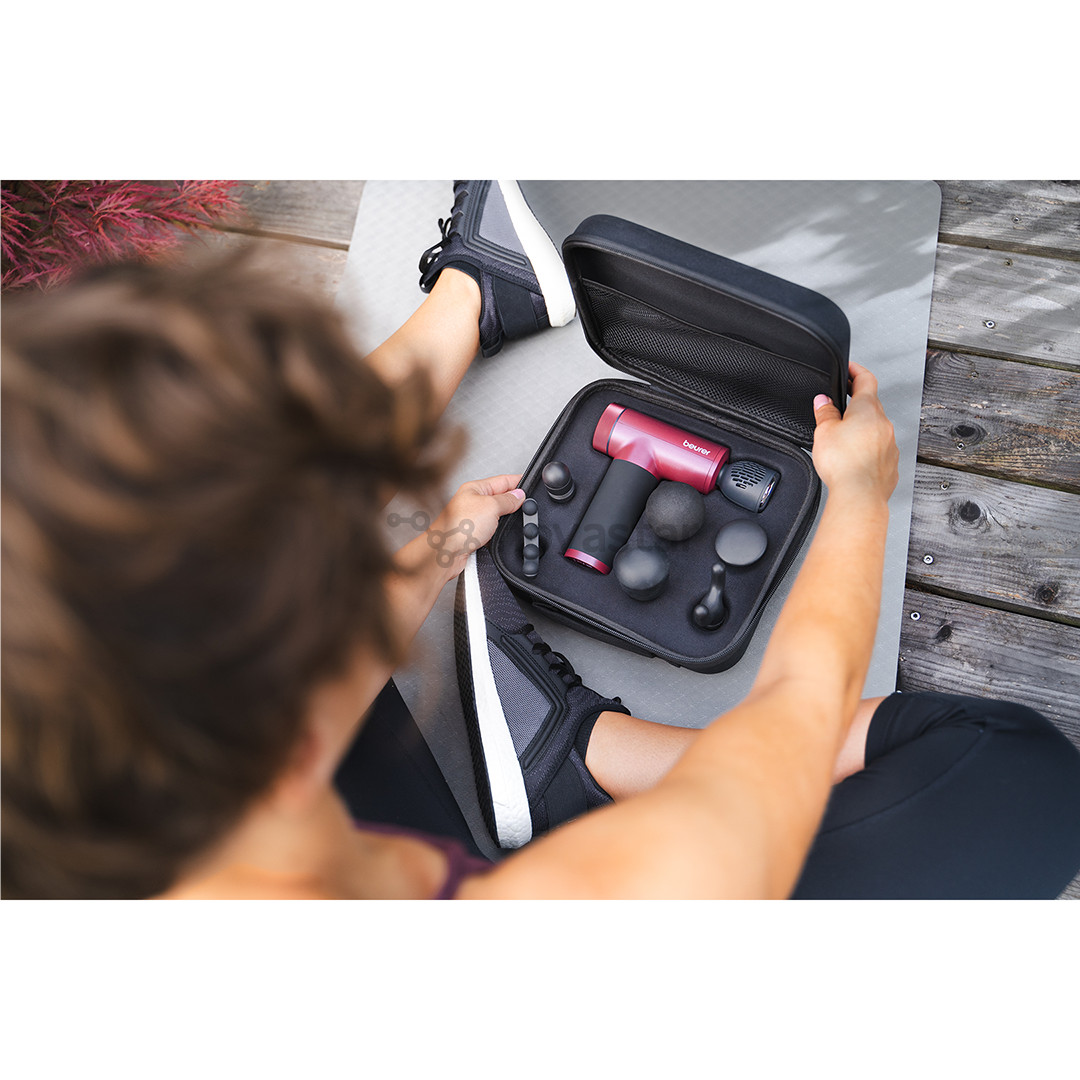 Beurer MG 195 Hot & Cold Limited Edition, black/red - Massage gun