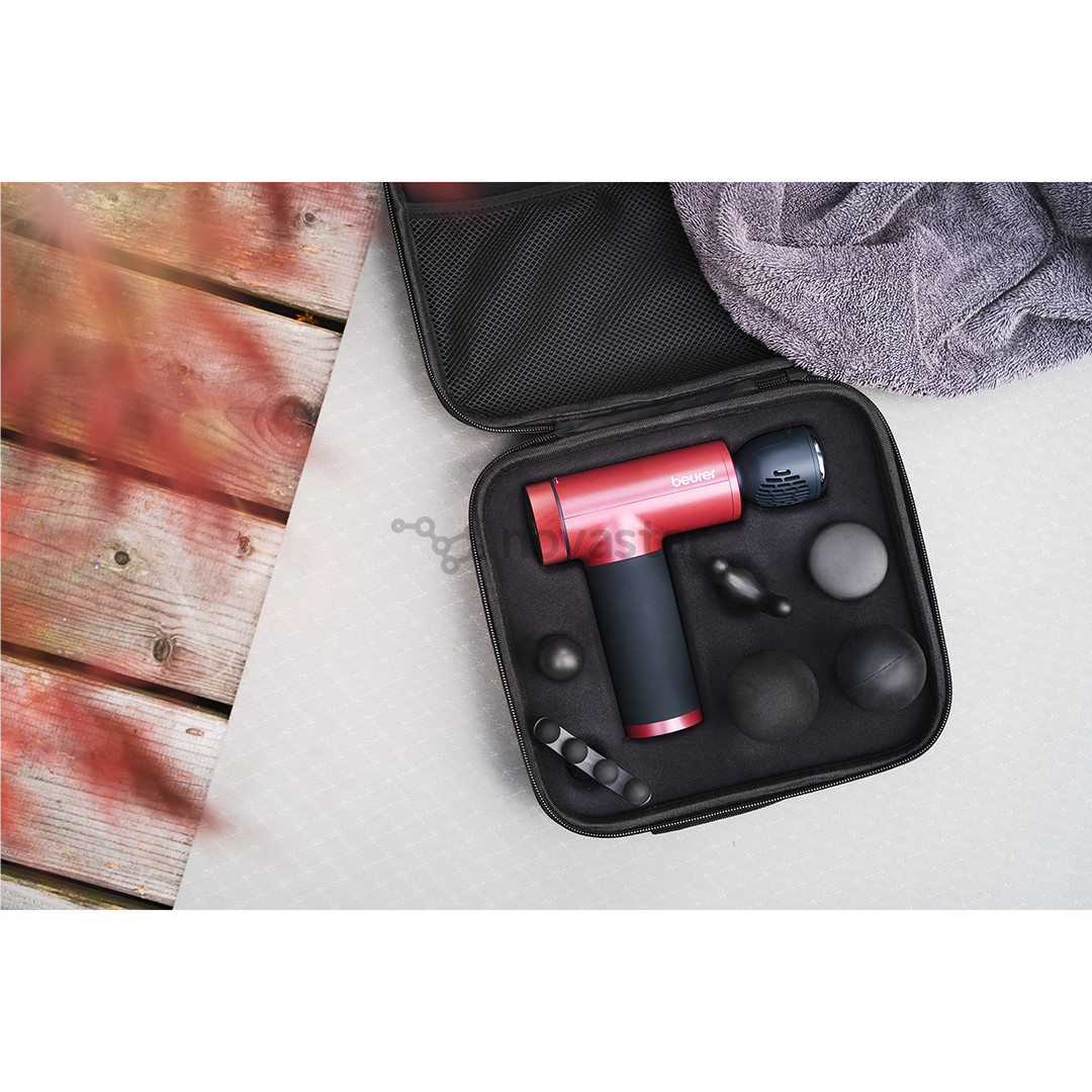 Beurer MG 195 Hot & Cold Limited Edition, black/red - Massage gun