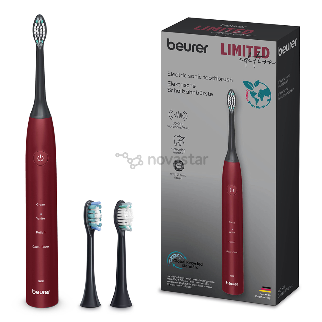 Beurer SC 30 Limited Edition, черный/красный - Электрическая зубная щетка