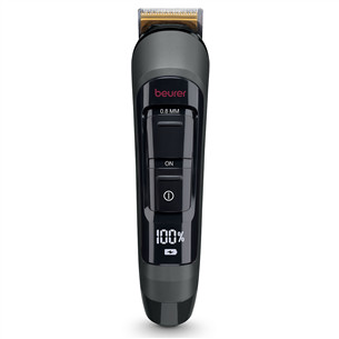 Beurer MN9X Limited Edition, juodas/pilkas - Kūno ir barzdos skustuvas