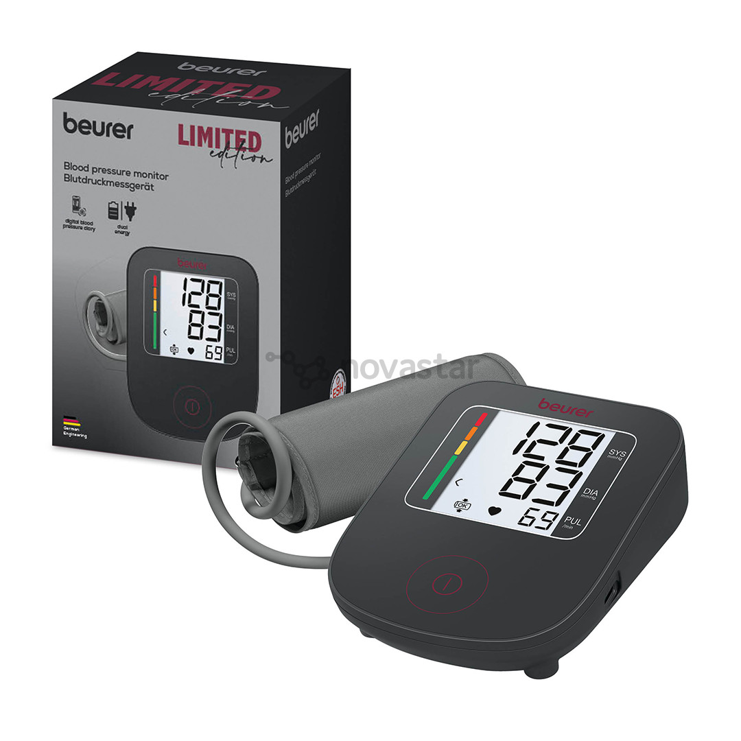 Beurer BM 23 Limited Edition, juodas - Kraujospūdžio matuoklis