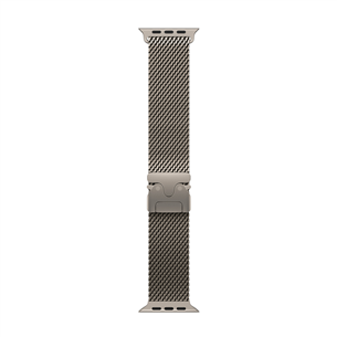 Apple Titanium Milanese Loop, 49 mm, S, nerūdijančio plieno spalvos - Dirželis MGHN4ZM/A