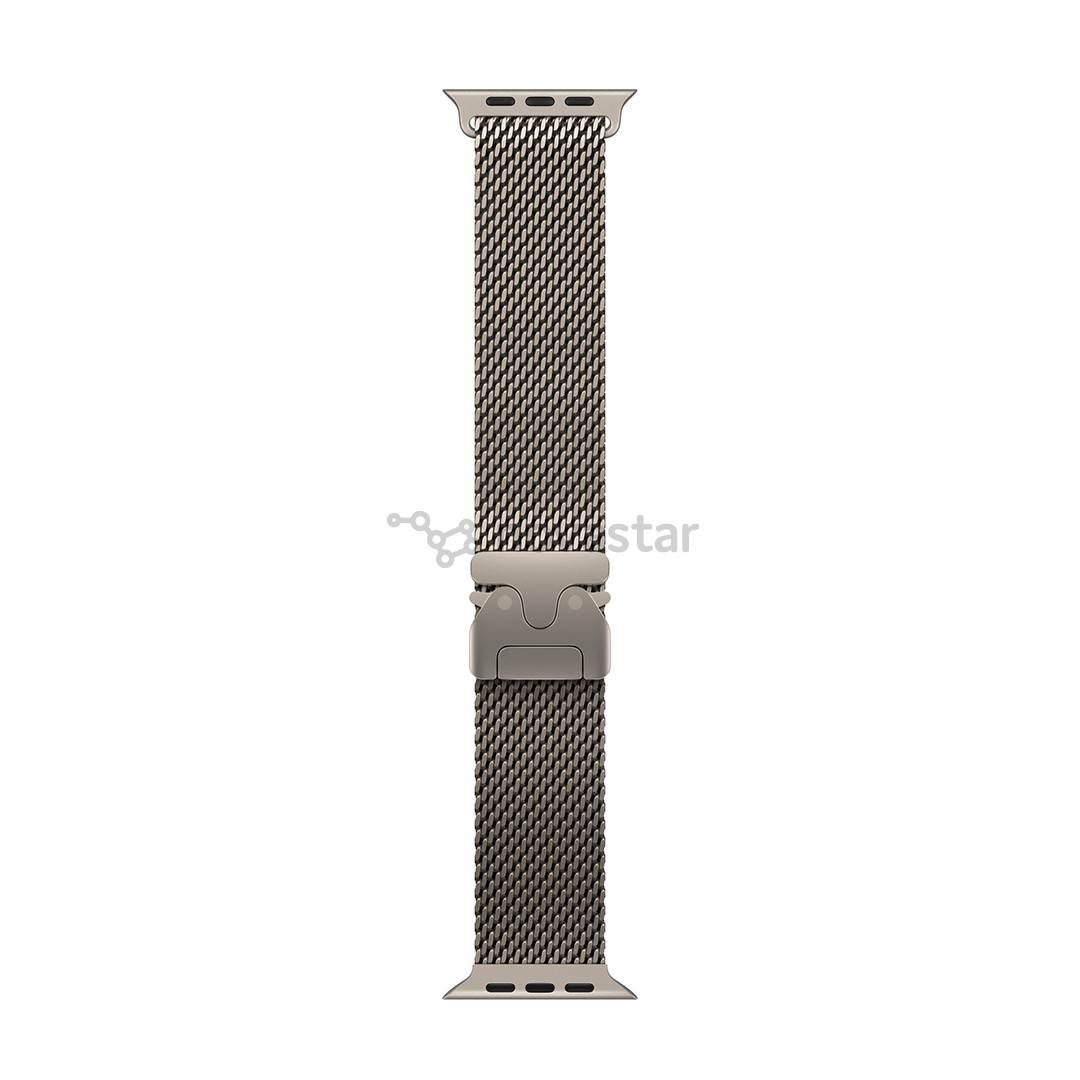 Apple Titanium Milanese Loop, 49 мм, M, нерж. сталь - Ремешок для часов