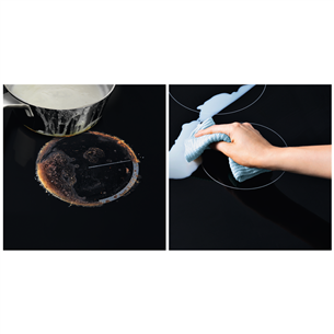 Electrolux, EcoTimer, plotis 59 cm, berėmė, balta - Įmontuojama indukcinė kaitlentė