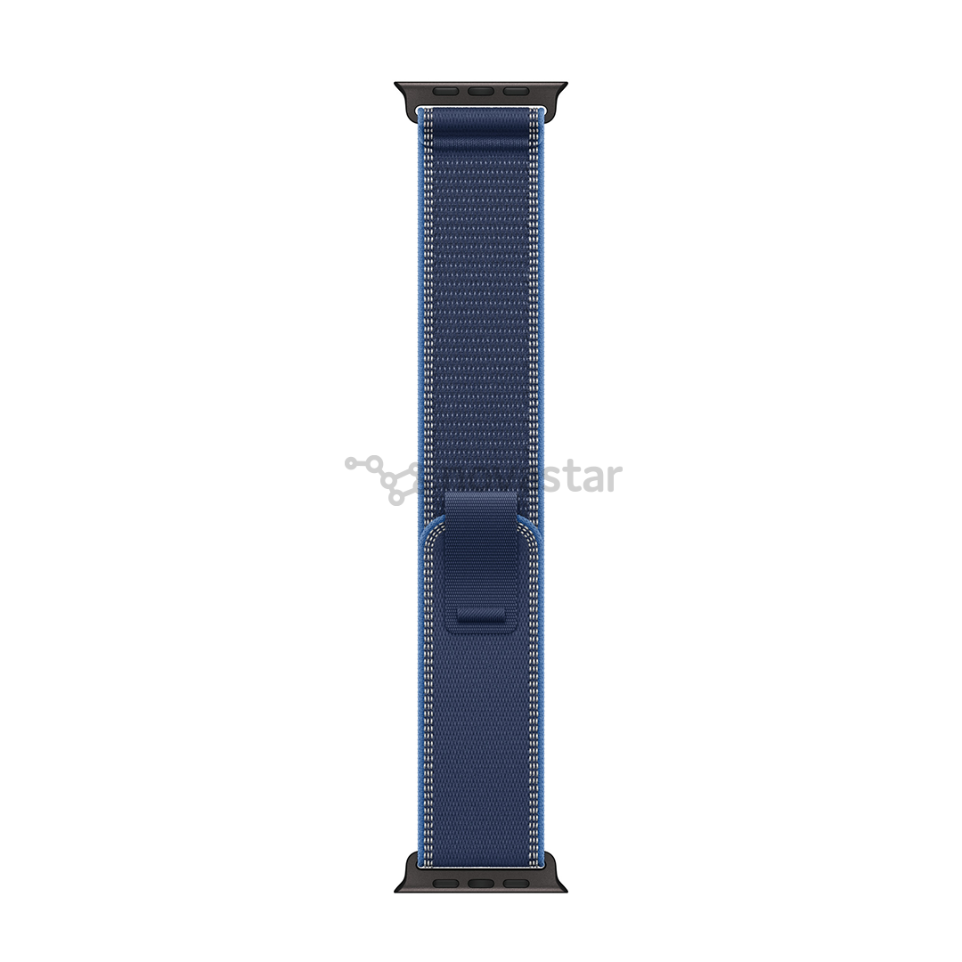 Apple Trail loop, 49 mm, S/M, black titanium, blue/bright blue - Watch band
