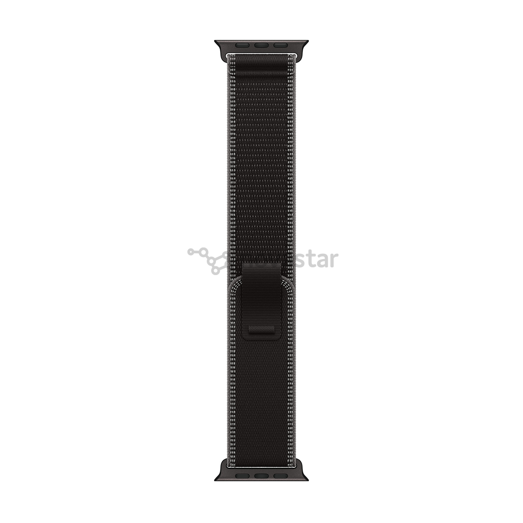 Apple Trail loop, 49 mm, M/L, black titanium, black/charcoal - Watch band
