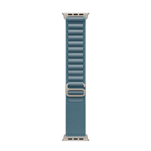 Apple Alpine Loop, 49 mm, S, natural titanium, light blue - Watch band MFTH4ZM/A