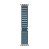 Apple Alpine Loop, 49 mm, S, natural titanium, light blue - Watch band