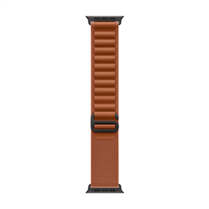 Apple Alpine Loop, 49 mm, M, black titanium, terra cotta - Watch band MG9E4ZM/A