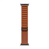 Apple Alpine Loop, 49 mm, M, black titanium, terra cotta - Watch band
