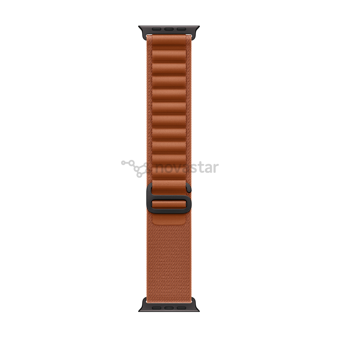 Apple Alpine Loop, 49 mm, L, black titanium, terra cotta - Watch band