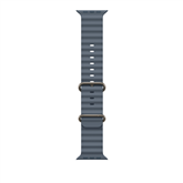 Apple Ocean Band, 49 мм, натуральный титан, синий - Ремешок для часов