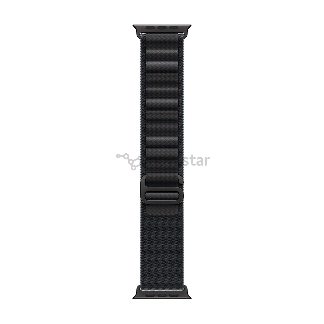 Apple Alpine Loop, 49 мм, M, черный титан, черный - Ремешок для часов