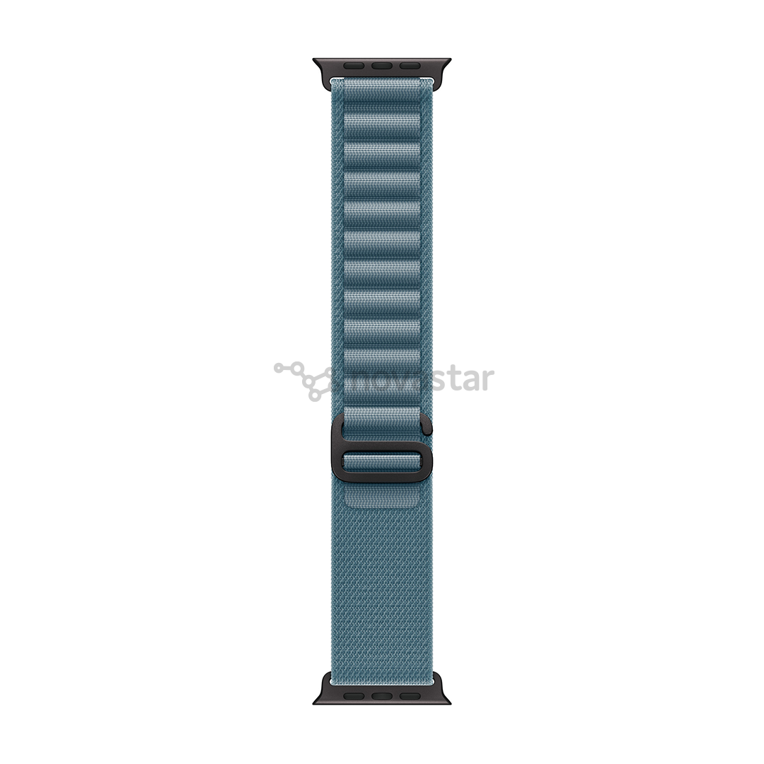 Apple Alpine Loop, 49 mm, L, black titanium, light blue - Watch band
