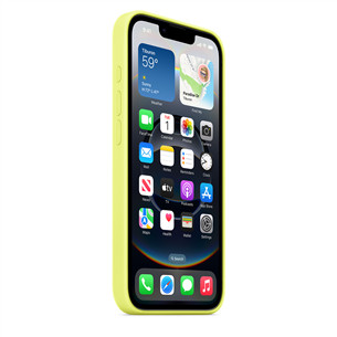 Apple Silicone Case, iPhone 16e, juodas - Dėklas
