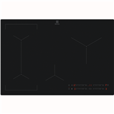 Electrolux 600 SaphirMatt SE® Bridge Hob2Hood, plotis 80 cm, juoda - Įmontuojama indukcinė kaitlentė