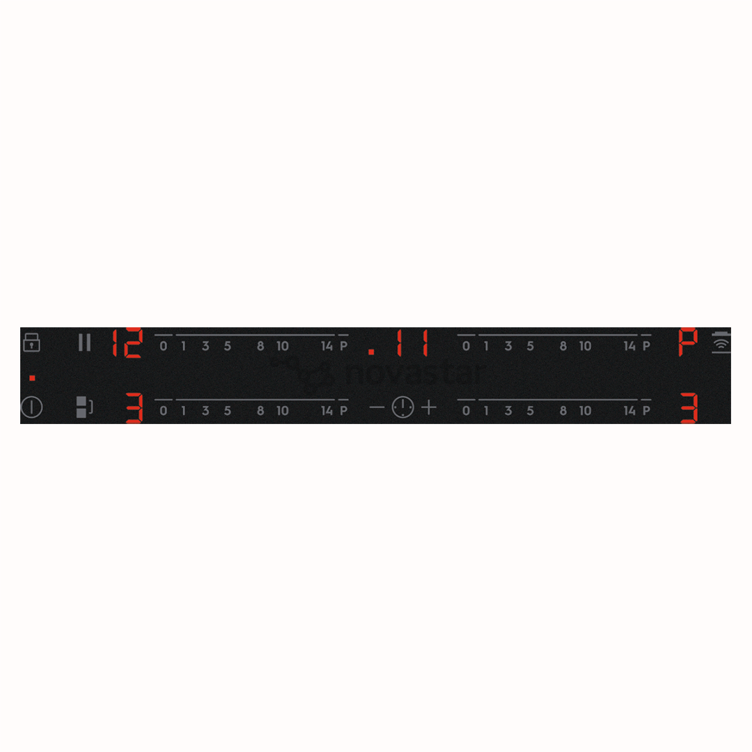 Electrolux 600 SaphirMatt SE® Bridge Hob2Hood, plotis 80 cm, juoda - Įmontuojama indukcinė kaitlentė