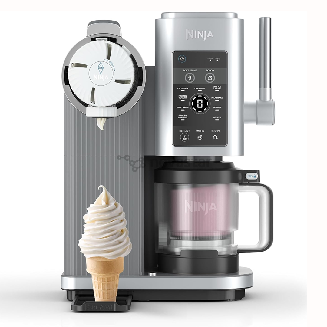 Ninja Swirl by CREAMi 13-in-1, silver - Soft Serve & Ice Cream Maker