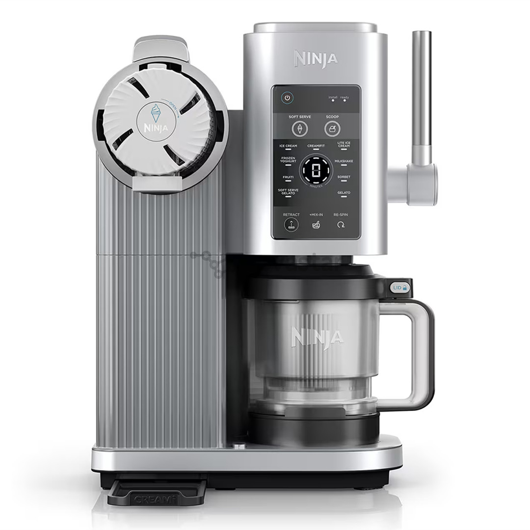 Ninja Swirl by CREAMi 13-in-1, silver - Soft Serve & Ice Cream Maker
