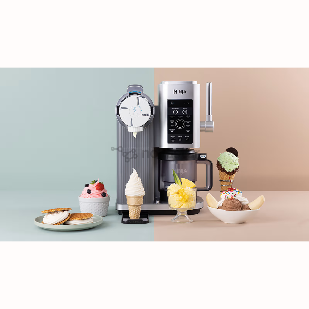 Ninja Swirl by CREAMi 13-in-1, silver - Soft Serve & Ice Cream Maker
