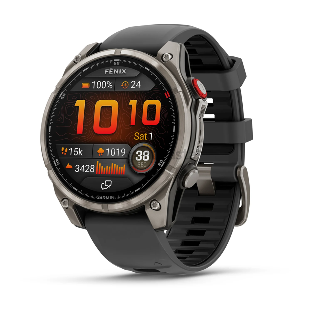Garmin Fenix 8 Pro, 47 mm, titanium, graphite / black - Sports watch