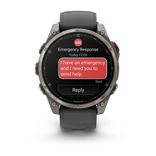 Garmin Fenix 8 Pro, 47 mm, titanium, graphite / black - Sports watch