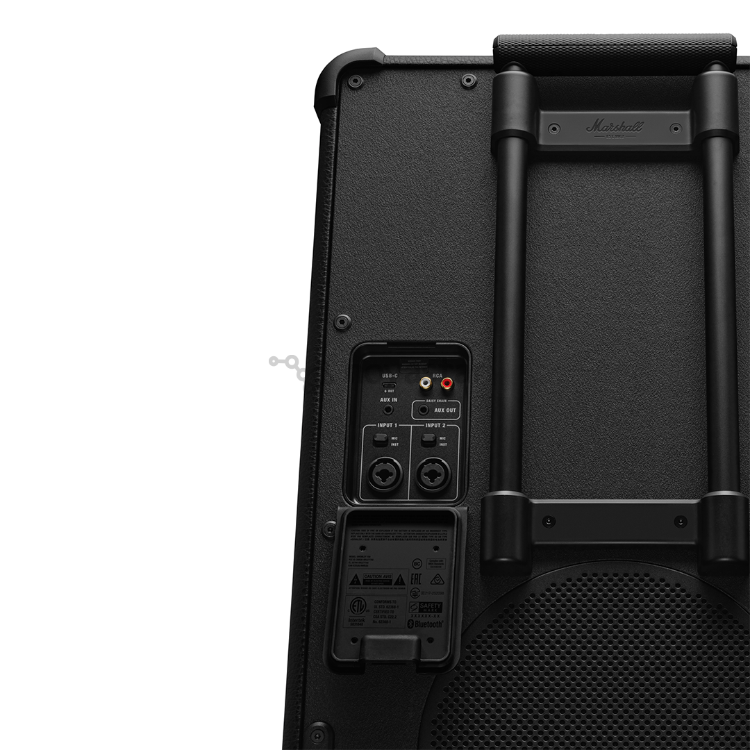 Marshall Bromley 750, juoda/žalvario spalvos - Belaidė kolonėlė