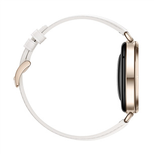 Huawei Watch GT6, 41 мм, кожаный ремешок, золотистый / белый - Смарт-часы