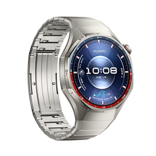 Huawei Watch GT6 Pro, 46 mm, titano, titano dirželis, nerūdijančio plieno spalvos - Išmanusis laikrodis