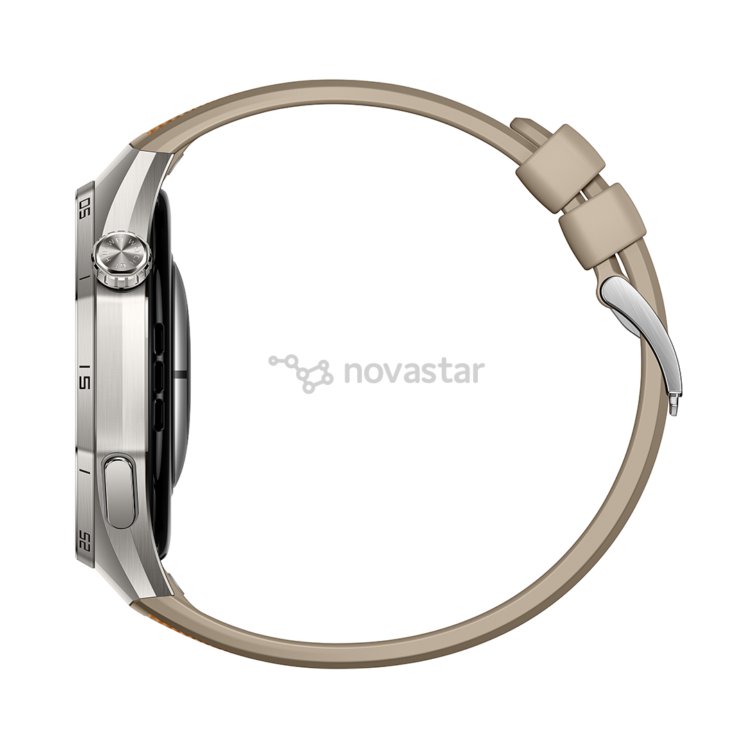 Huawei Watch GT6 Pro, 46 mm, titano, pintas dirželis, nerūdijančio plieno/rudas - Išmanusis laikrodis