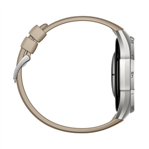 Huawei Watch GT6 Pro, 46 ​​мм, титан, плетеный ремешок, нерж. сталь / коричневый - Смарт-часы