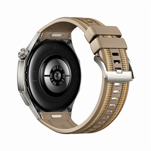 Huawei Watch GT6 Pro, 46 mm, titano, pintas dirželis, nerūdijančio plieno/rudas - Išmanusis laikrodis