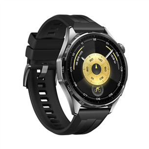 Huawei Watch GT6, 46 mm, juodas/juodas - Išmanusis laikrodis