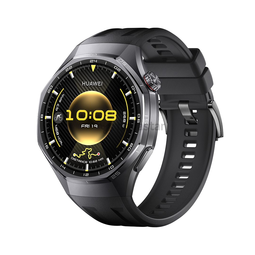 Huawei Watch GT6 Pro, 46 mm, titano, juodas/juodas - Išmanusis laikrodis