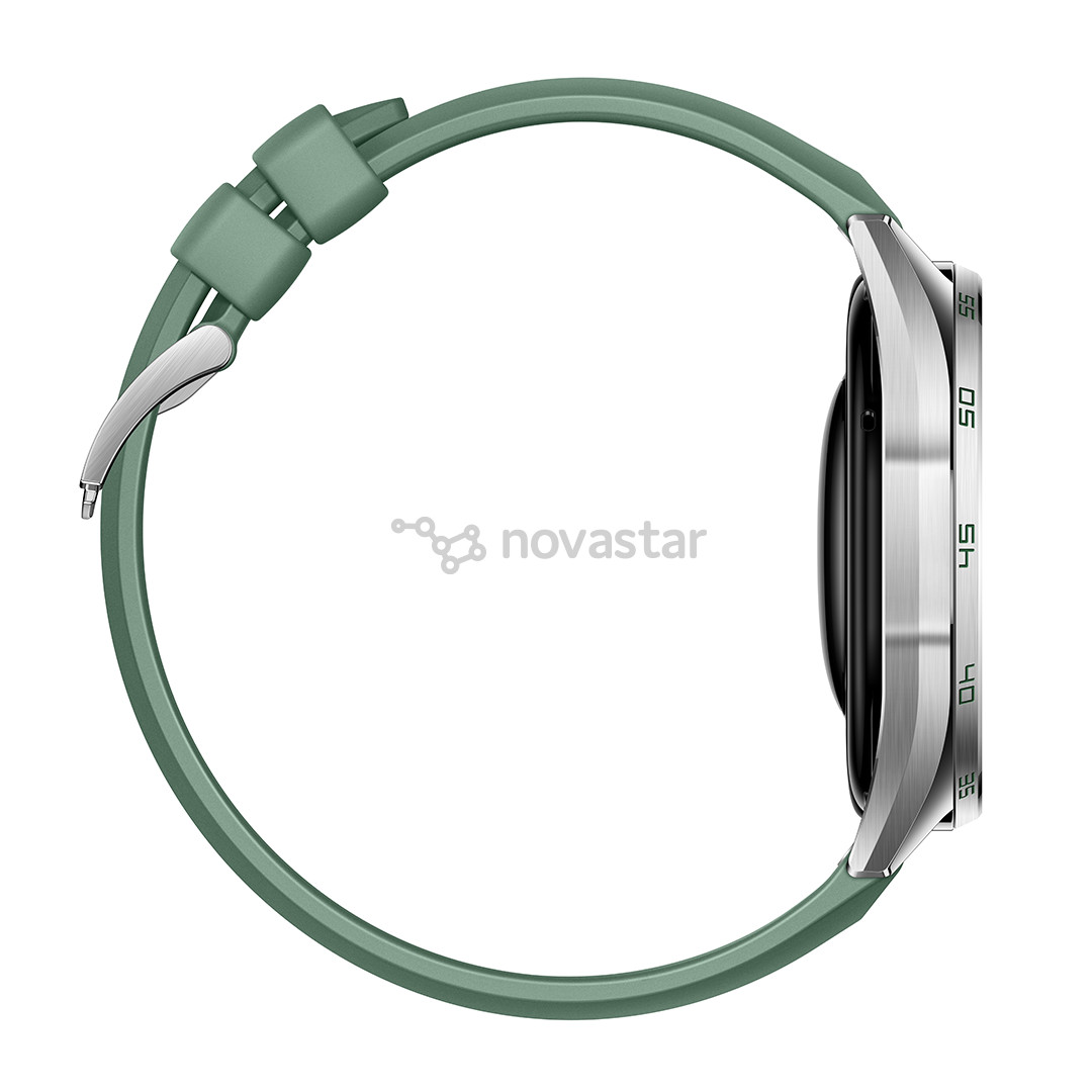 Huawei Watch GT6, 46 mm, woven strap, stainless / green - Smart watch