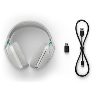 Logitech G321 LIGHTSPEED Wireless Gaming Headset, baltos - Belaidės ausinės