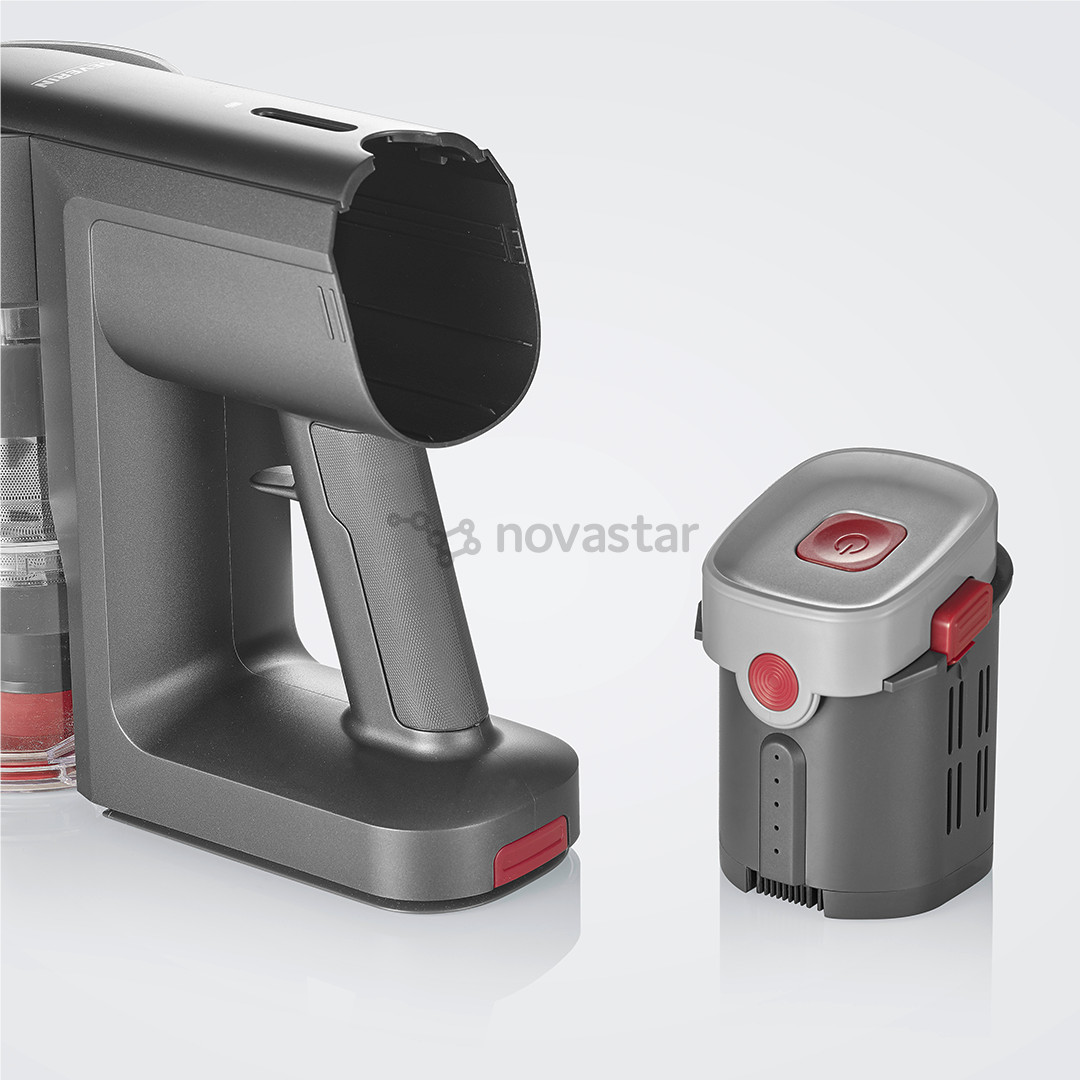 Severin, 2-in-1, grey/red - Cordless vacuum cleaner
