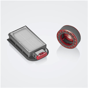 Severin, 2-in-1, grey/red - Cordless vacuum cleaner