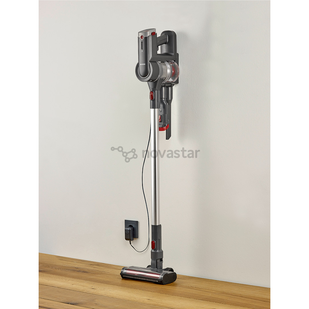 Severin, 2-in-1, grey/red - Cordless vacuum cleaner