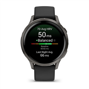 Garmin Venu 4, 41 mm, juodas/juodas - Sportinis laikrodis