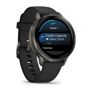 Garmin Venu 4, 41 mm, juodas/juodas - Sportinis laikrodis