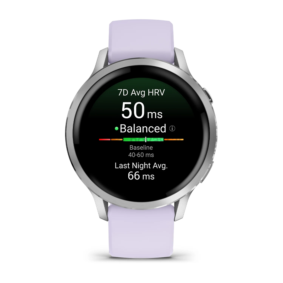 Garmin Venu 4, 41 mm, silver / periwinkle - Sports watch