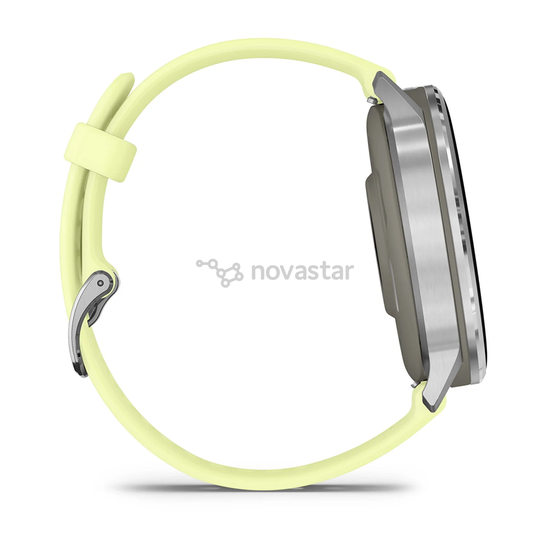 Garmin Venu 4, 45 мм, серебристый / желтый - Спортивные часы